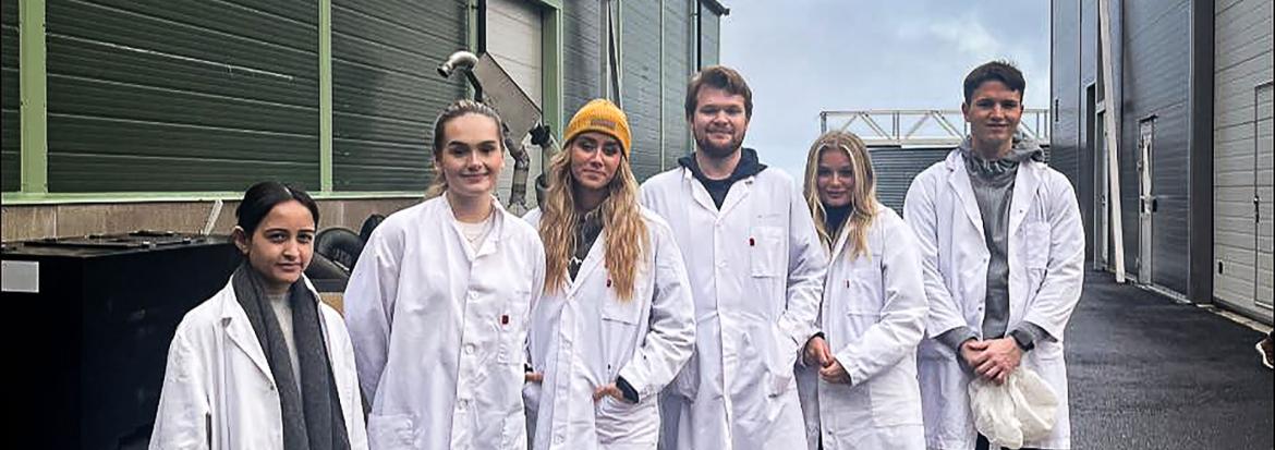 Studenter på ekskursjon