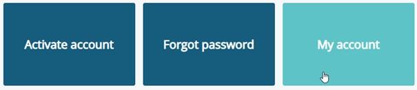 skjermbilde aktivering av konto